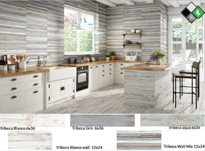 Tribeca 6x36 Wood Look Porcelain Tile