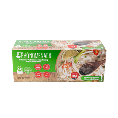 Pho’nomenal Bowl Instant Veggie Pho (Case of 6 Bowls)