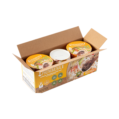 Pho’nomenal Bowl Instant Chicken Pho (Case of 6 Bowls)