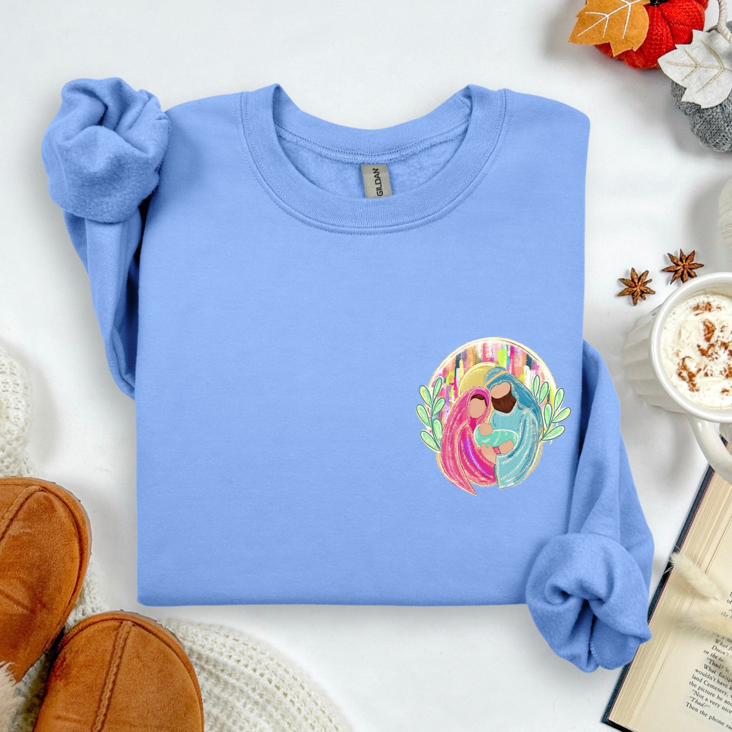 True Story, Nativity, Pocket, Christmas, Christian, Faith, Gospel Sweatshirt