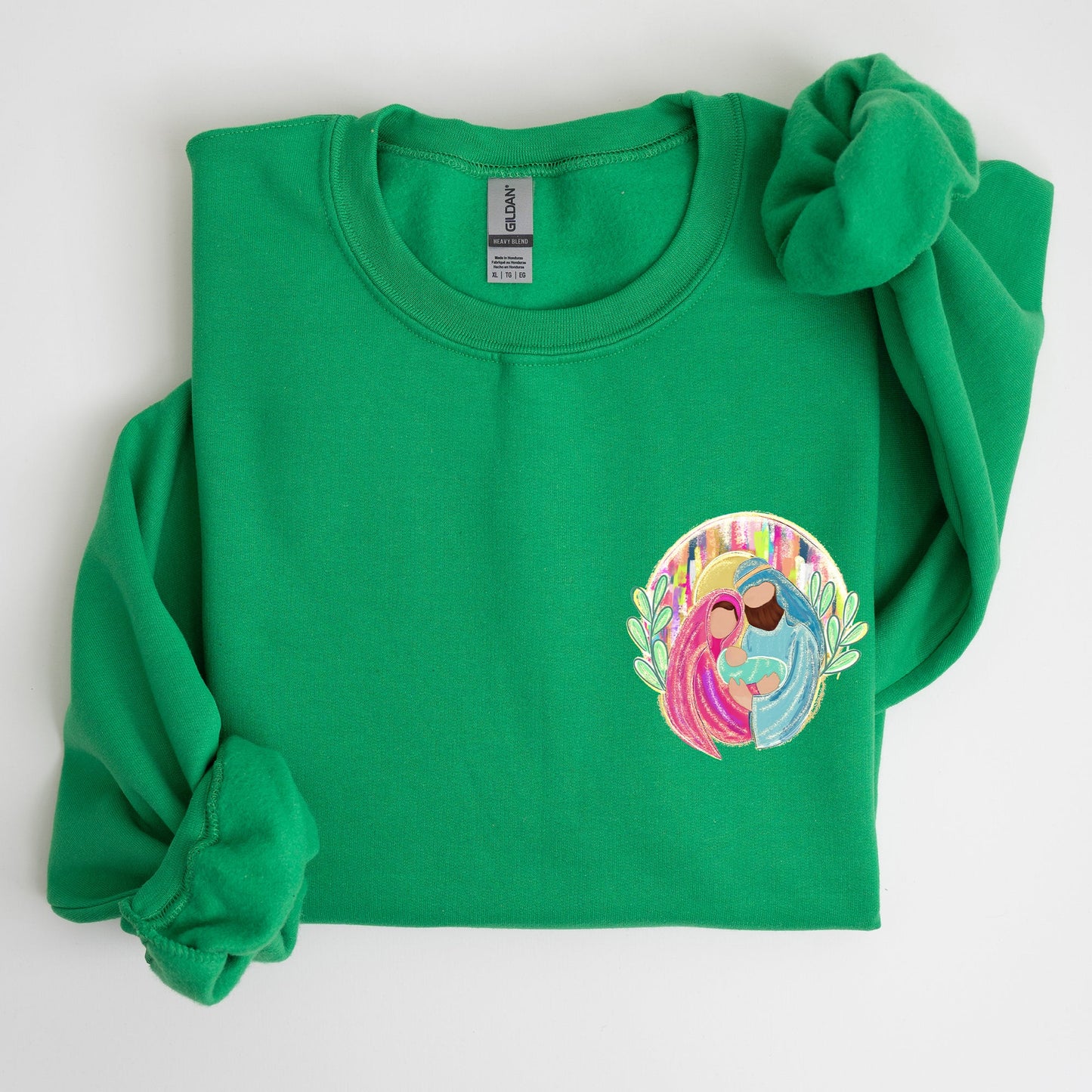 True Story, Nativity, Pocket, Christmas, Christian, Faith, Gospel Sweatshirt