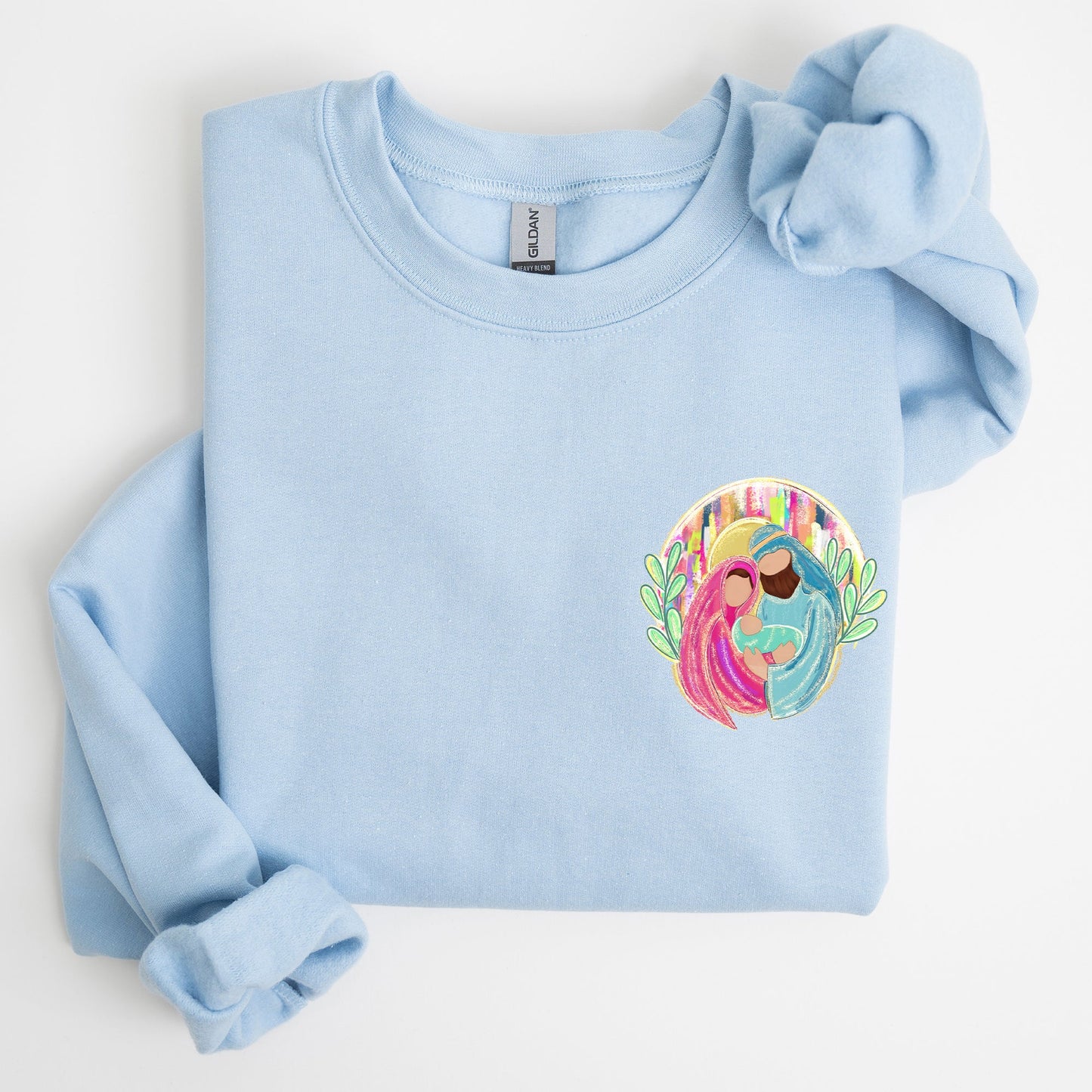 True Story, Nativity, Pocket, Christmas, Christian, Faith, Gospel Sweatshirt