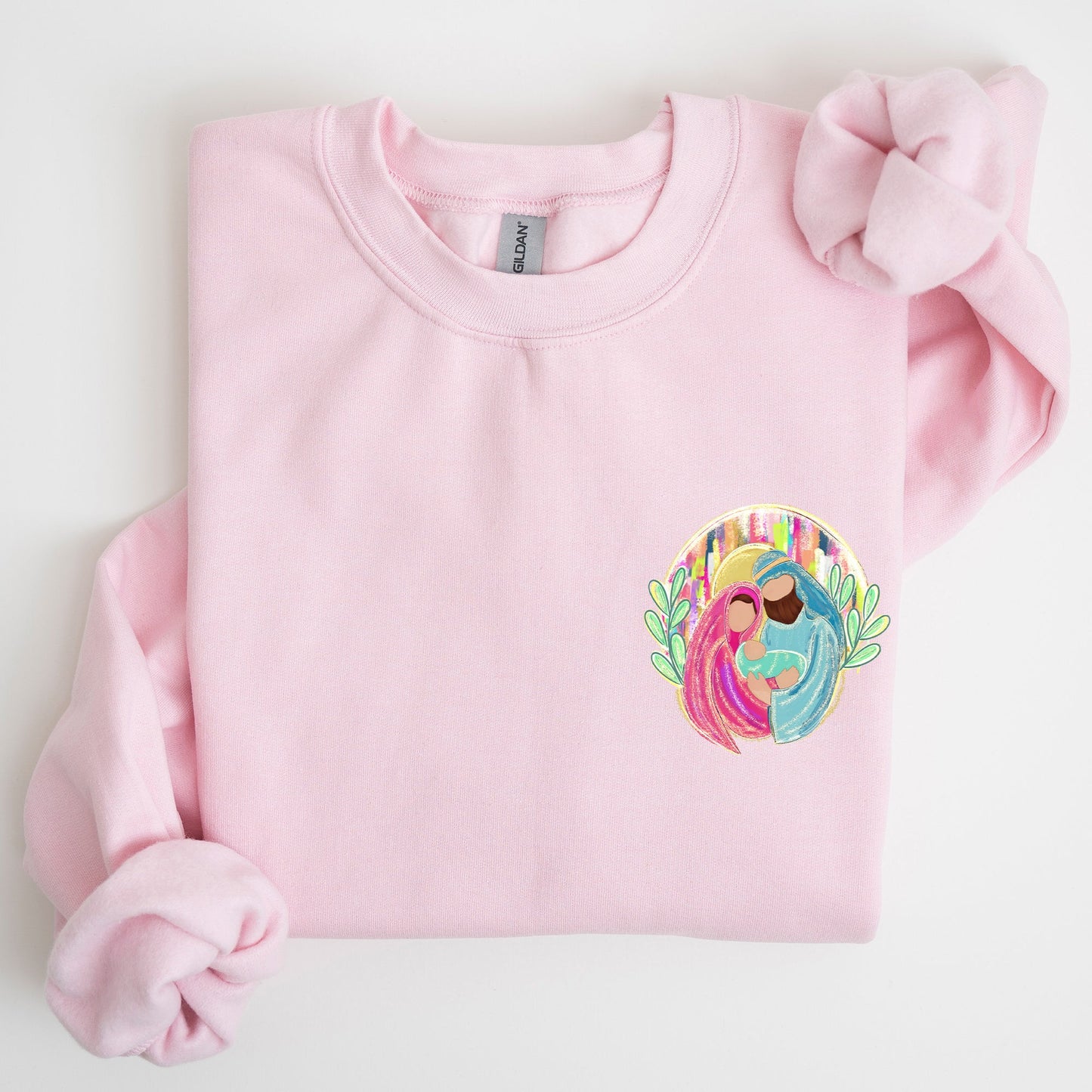 True Story, Nativity, Pocket, Christmas, Christian, Faith, Gospel Sweatshirt