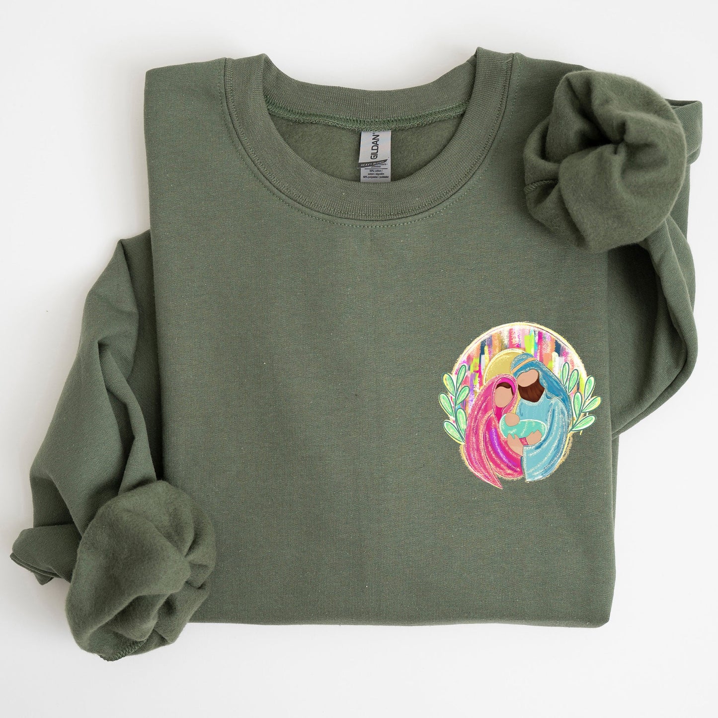 True Story, Nativity, Pocket, Christmas, Christian, Faith, Gospel Sweatshirt