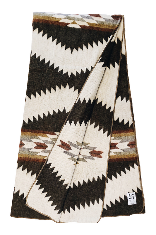 Tsachila Blanket - Chocolate | Kitchen + Metal