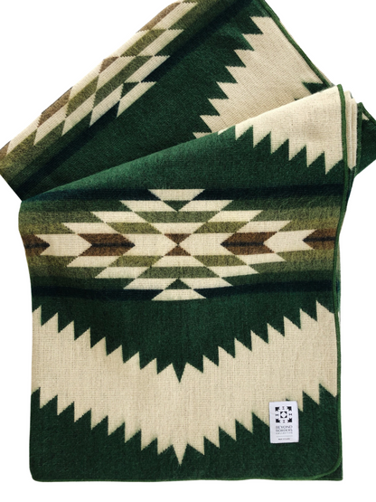 Tsachila Blanket - Forest Green | Blankets | Kitchen + Metal