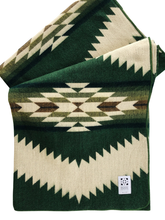 Tsachila Blanket - Forest Green | Blankets | Kitchen + Metal