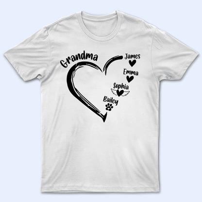 Mom, then Grandma - I Just Keep Getting Better - Personalized Custom T Shirt - Mother's Day, Valentines, Birthday, Loving, Funny Gift for Grandma/Nana/Mimi, Mom, Wife, Grandparent, Aunt, Auntie