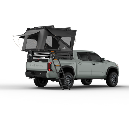 Alpine 61 Hardshell Rooftop Tent – Aluminum, 2–3 Person, 4-Season Overland Tent for SUVs & Trucks – Black Compact Design