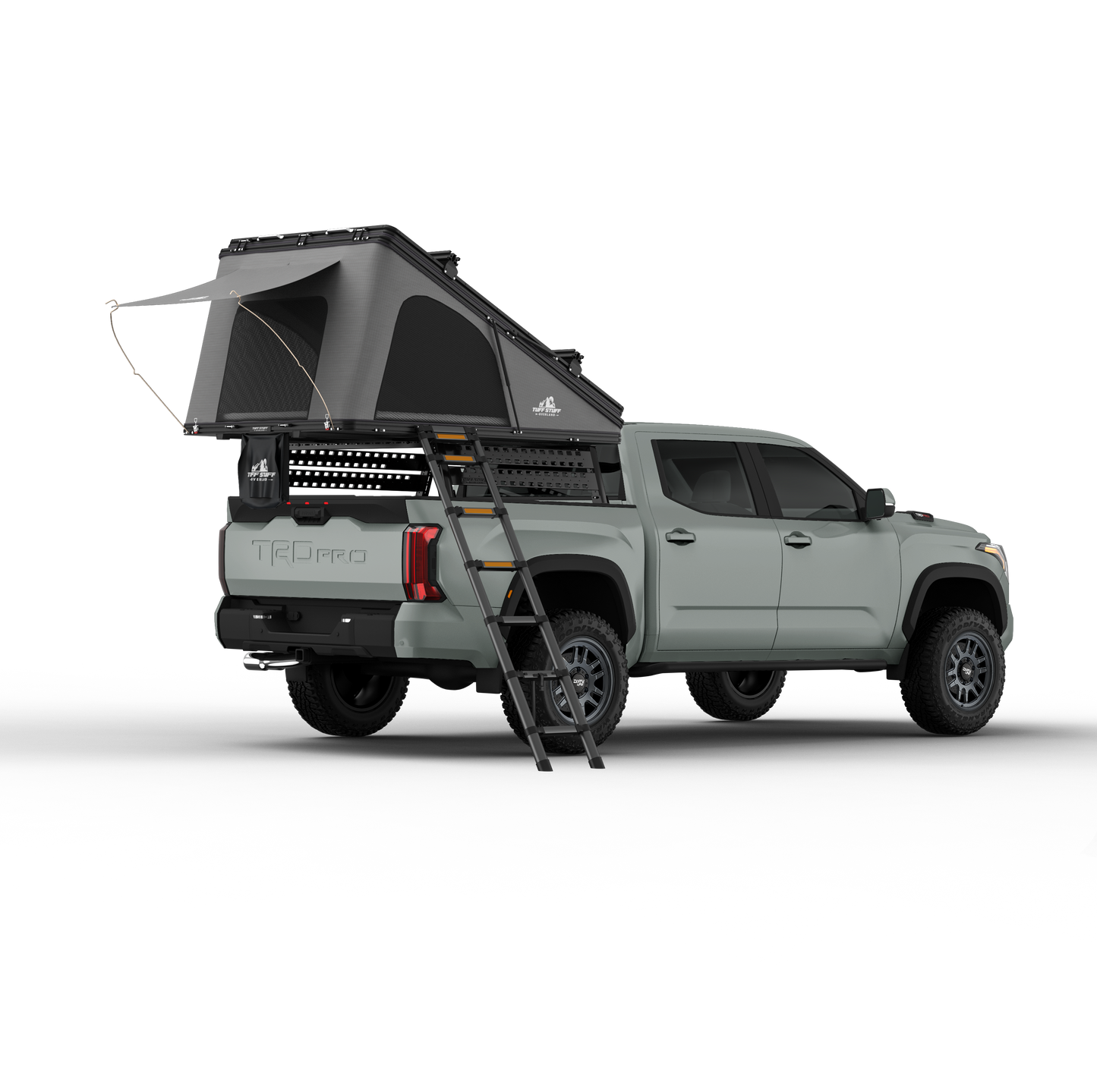 Alpine 61 Hardshell Rooftop Tent – Aluminum, 2–3 Person, 4-Season Overland Tent for SUVs & Trucks – Black Compact Design