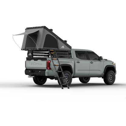 Alpine 61 Hardshell Rooftop Tent – Aluminum, 2–3 Person, 4-Season Overland Tent for SUVs & Trucks – Black Compact Design