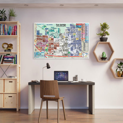 Tule Springs Map, Las Vegas, NV - POSTER PRINTS