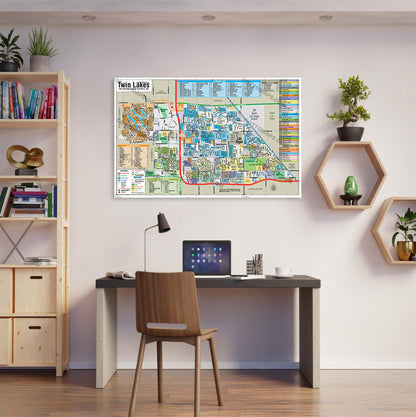 Twin Lakes, Las Vegas, NV - POSTER PRINTS