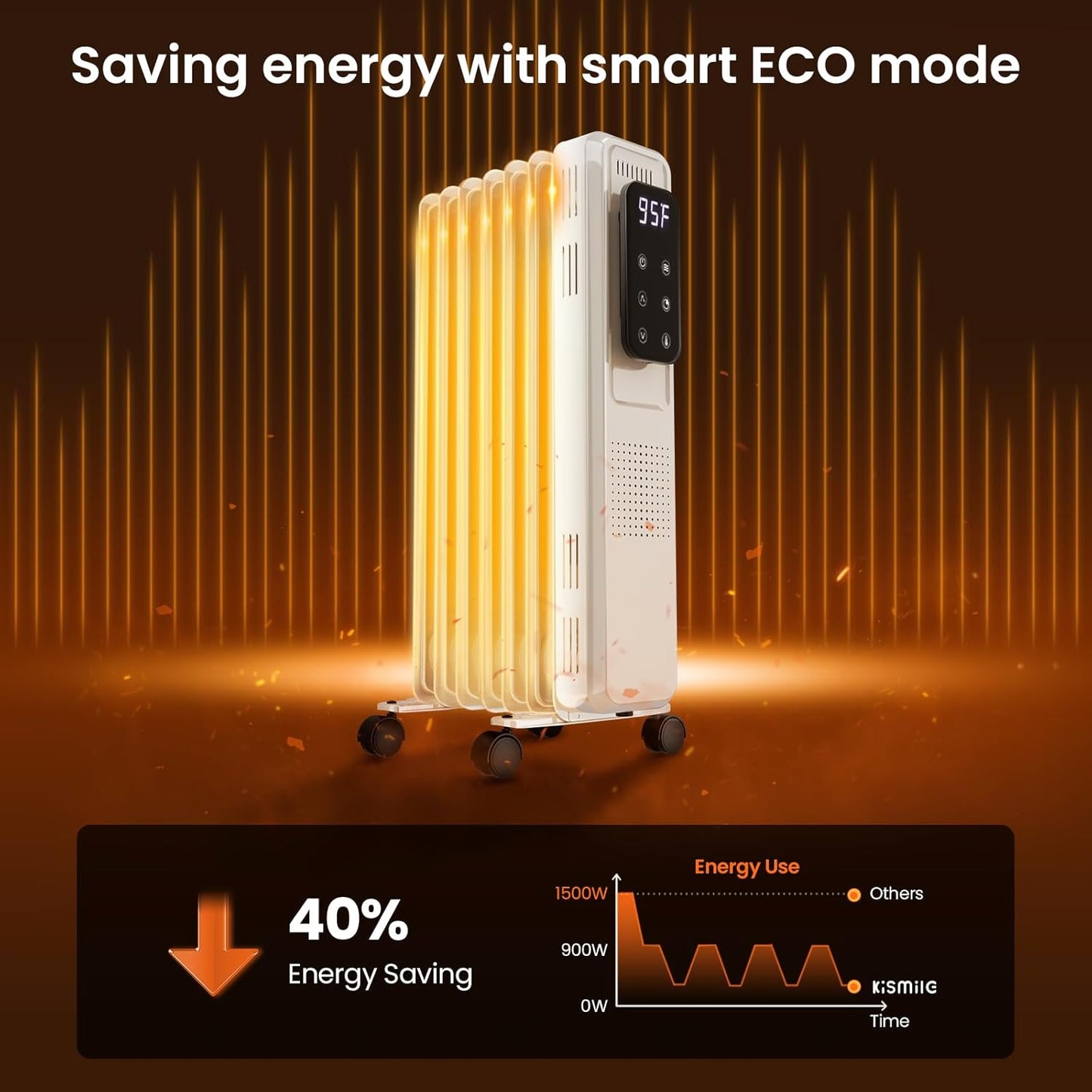 Kismile Portable Electric Space Heater Series