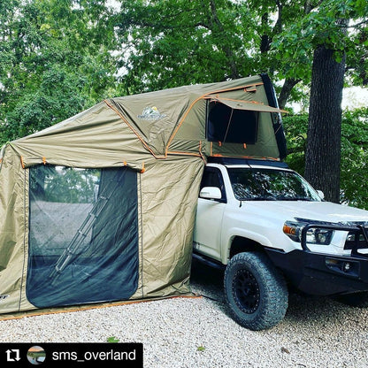 Alpha Hardshell Rooftop Tent – ABS – 2–3 Person – Black – All-Season Overland Shelter