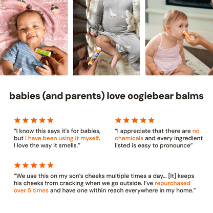 oogiebear mini baby nosebalm and chestrub kit