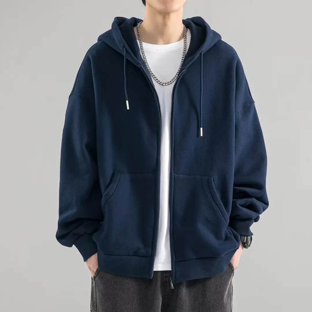 Men's Hooded Jacket Autumn 2023 Casual Cardigan
