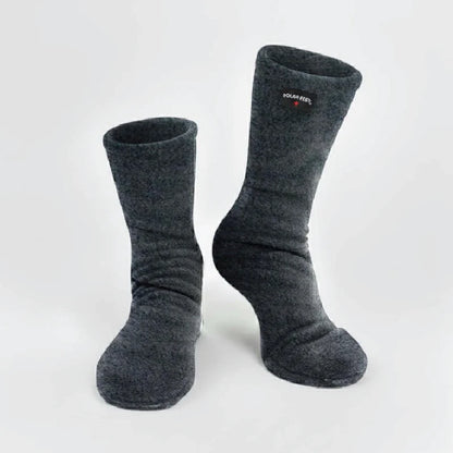 Polar Feet Fleece Socks - Soft Grey