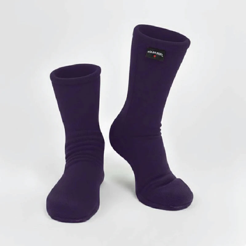 Polar Feet Fleece Socks - Purple Rain