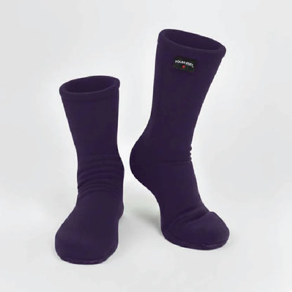 Polar Feet Fleece Socks - Purple Rain