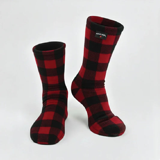 Polar Feet Fleece Socks - Lumberjack
