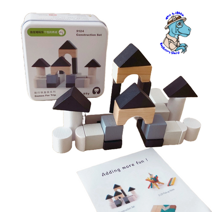 Wooden Puzzle Building Blocks