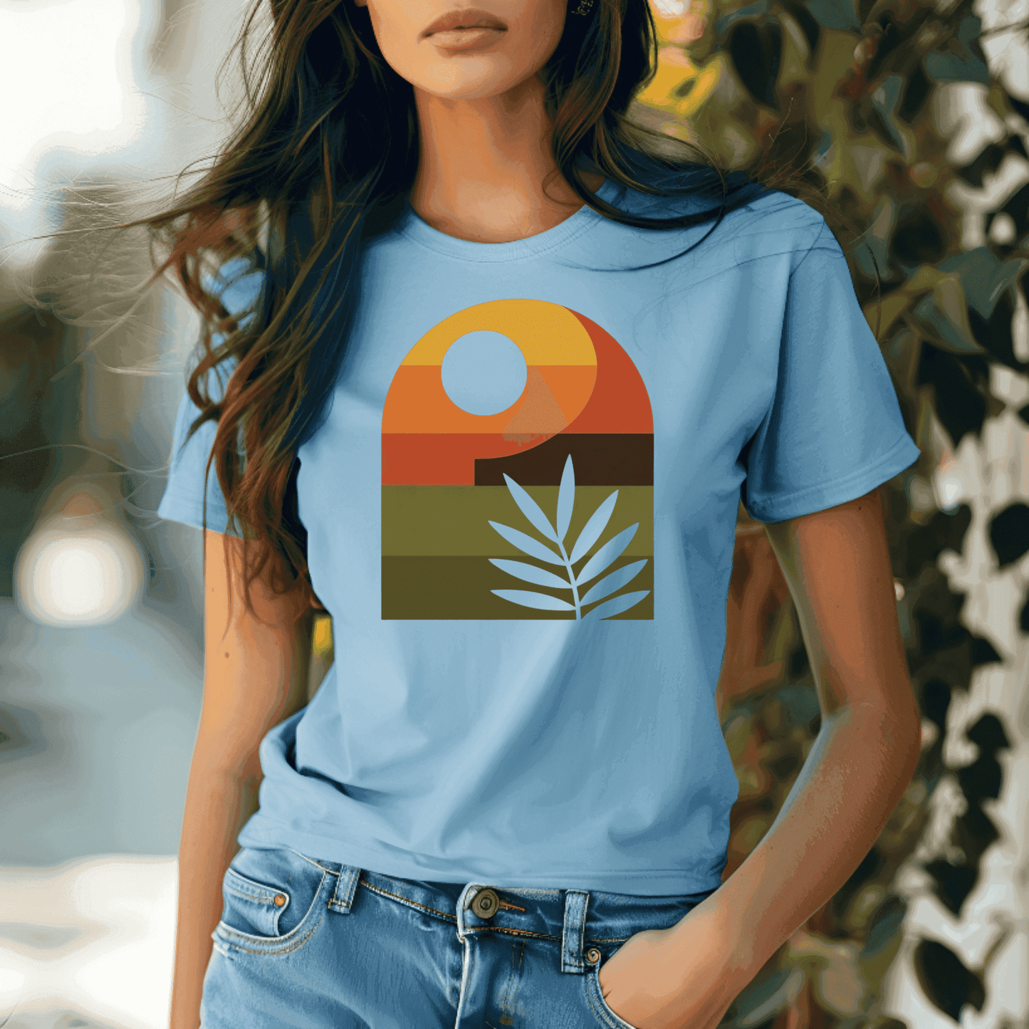 California Sunset T-Shirt – Boho Vintage Style Tee
