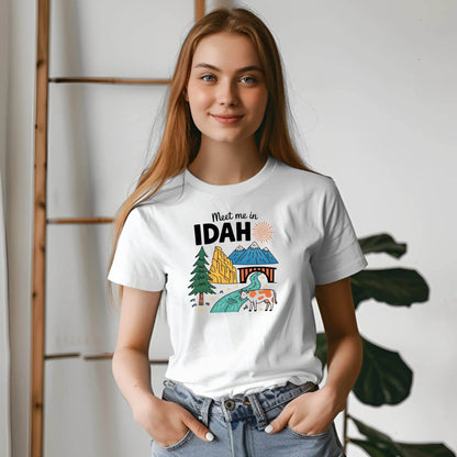 Meet Me in Idaho T-Shirt – Retro Adventure Graphic Tee