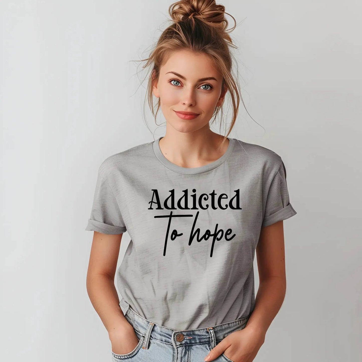 Addicted to Hope” T-Shirt – Inspirational, Comfortable, Unisex