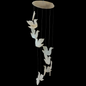 Hand-Carved Onyx Bird Wind Chime – 17” Hanging Mobile