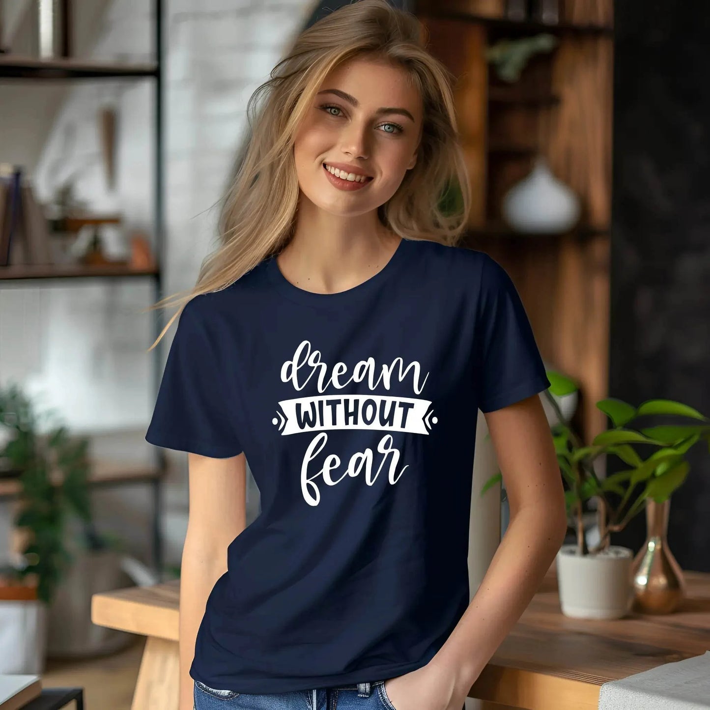 Dream Without Fear Motivational T-Shirt