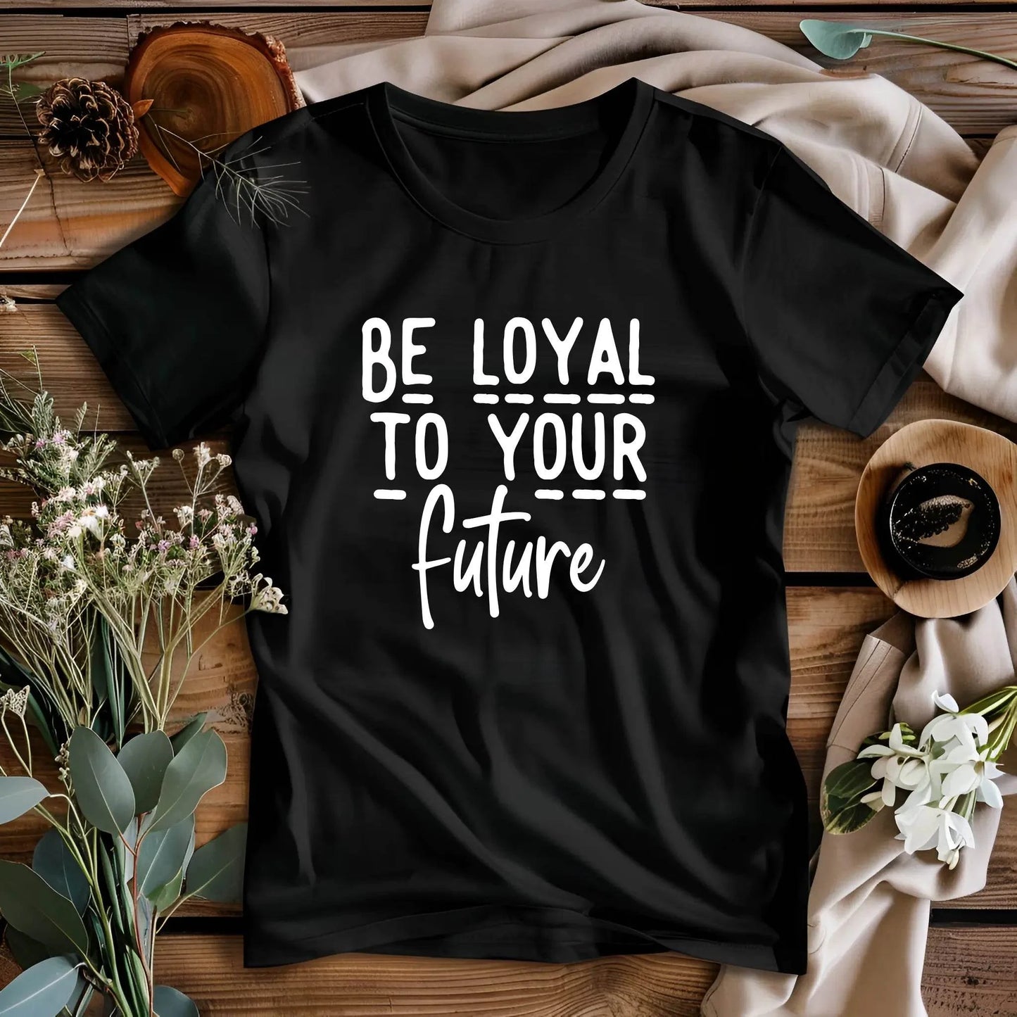 Be Loyal To Your Future T-shirt – Motivational Women’s Tee