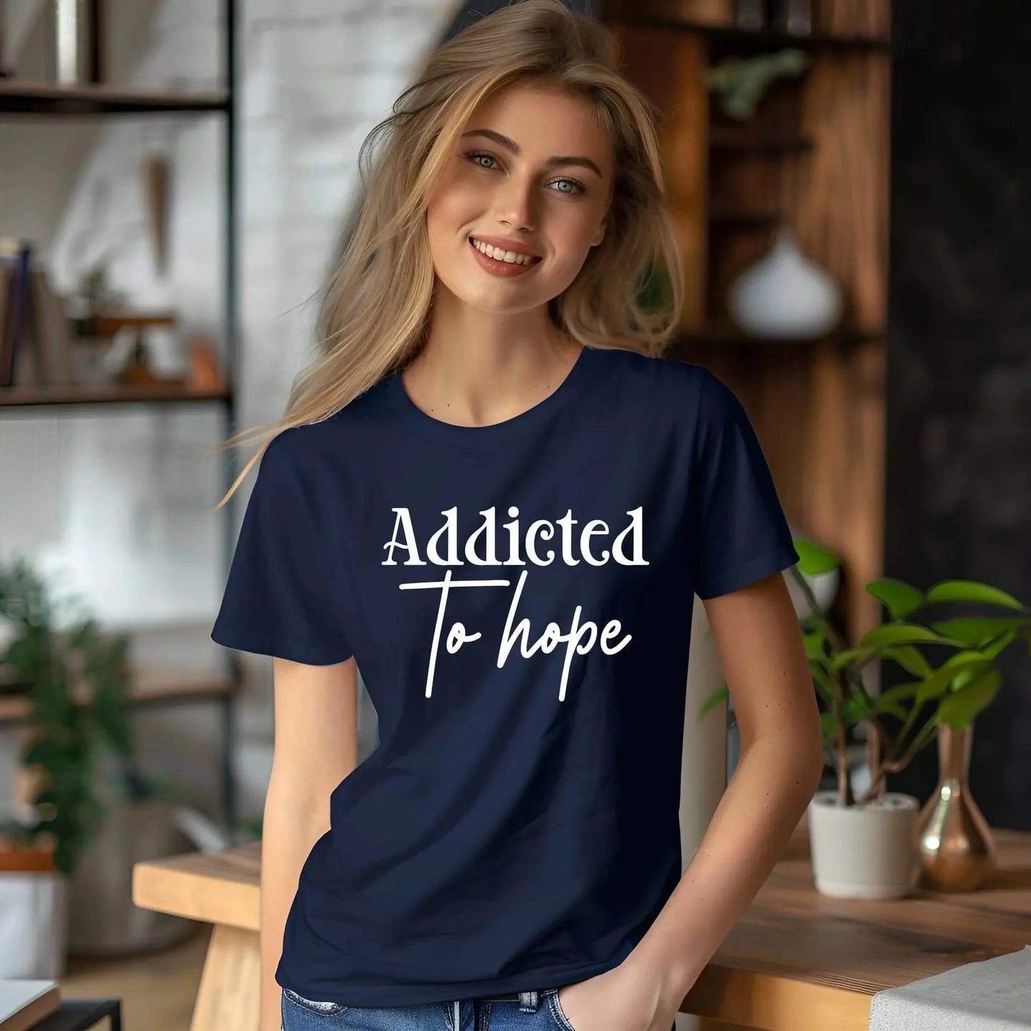 Addicted to Hope” T-Shirt – Inspirational, Comfortable, Unisex