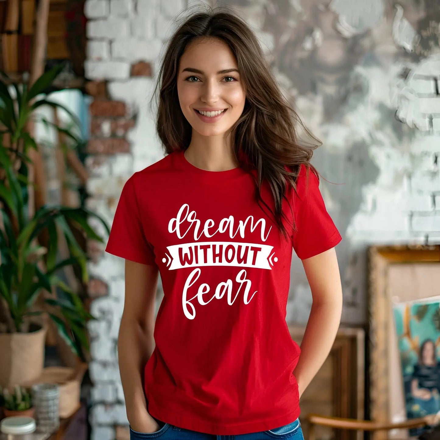 Dream Without Fear Motivational T-Shirt
