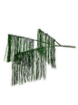 40" Tinsel Hanging Spray Green