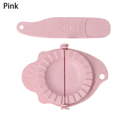 Useful DIY Dumplings Maker Tool Wheat Straw Jiaozi