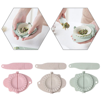 Useful DIY Dumplings Maker Tool Wheat Straw Jiaozi