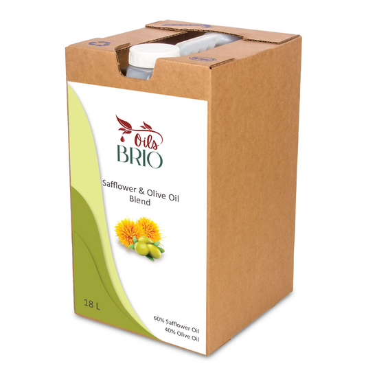 World of BRIO Olive Oil & Safflower Oil Cooking Blend 40/60 18 Liter | Kitchen + Metal