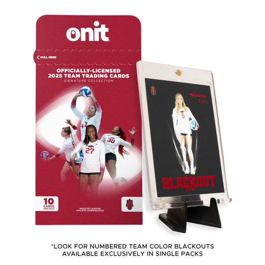 University of Arkansas Volleyball 2025 Trading Cards - Single Pack