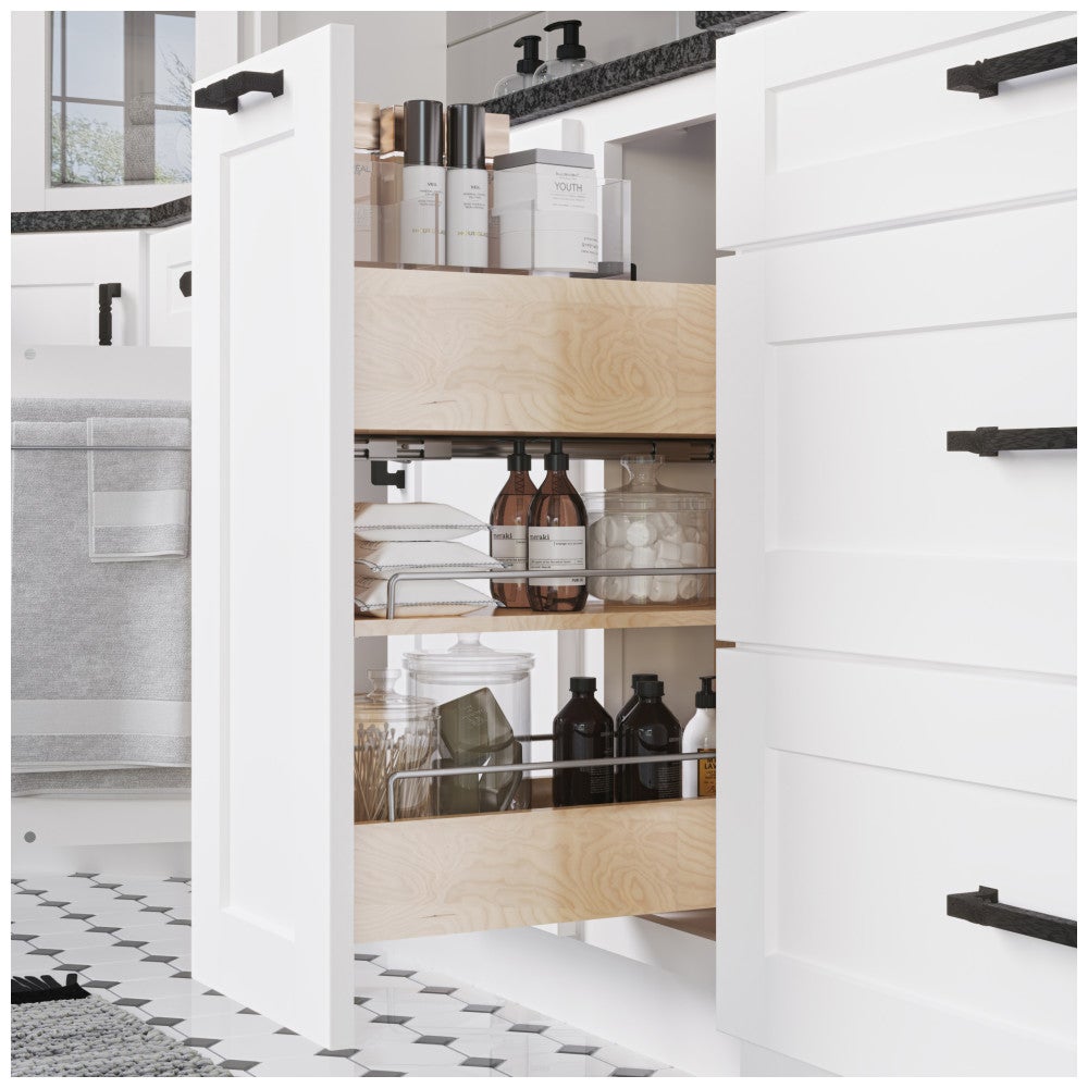 8" "No Wiggle" Soft-close Vanity Cabinet Pullout