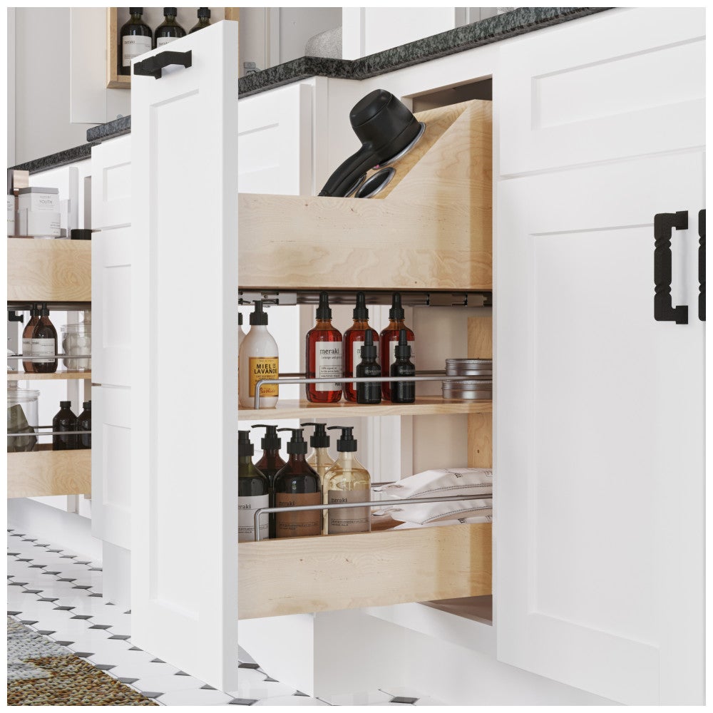 8" "No Wiggle" Soft-close Vanity Cabinet Pullout