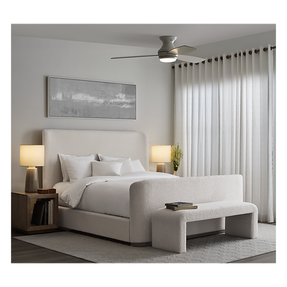 Ikon 52" Semi Flush LED Ceiling Fan