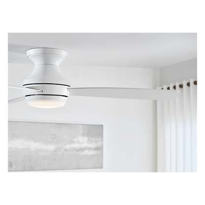 Ikon 52" Semi Flush LED Ceiling Fan