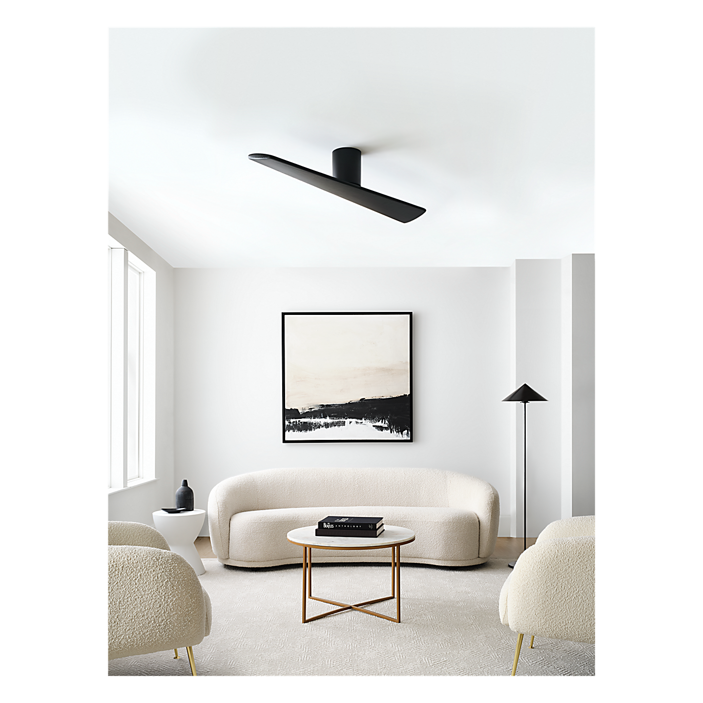 Plank Smart 52" Hugger Ceiling Fan