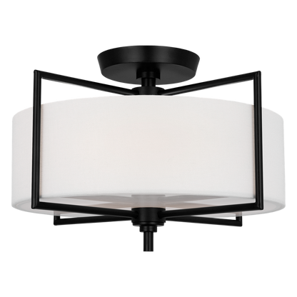 Perno Medium Semi Flush Mount
