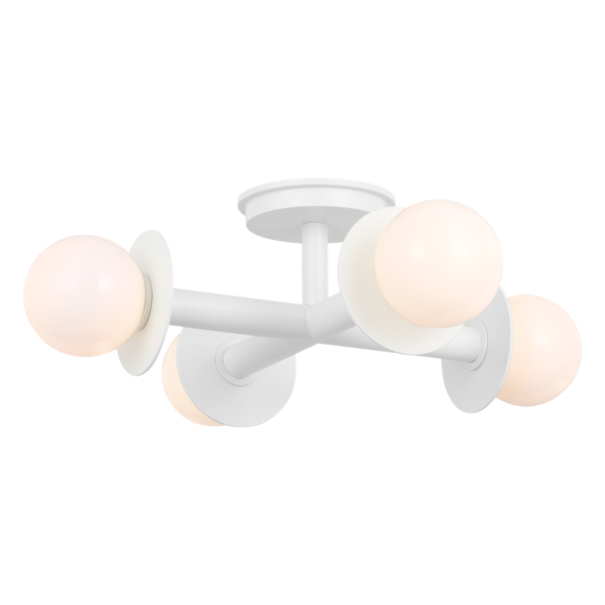 Nodes Semi Flush Mount