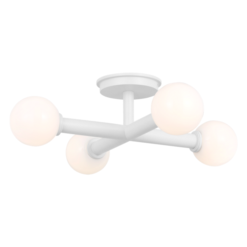 Nodes Semi Flush Mount
