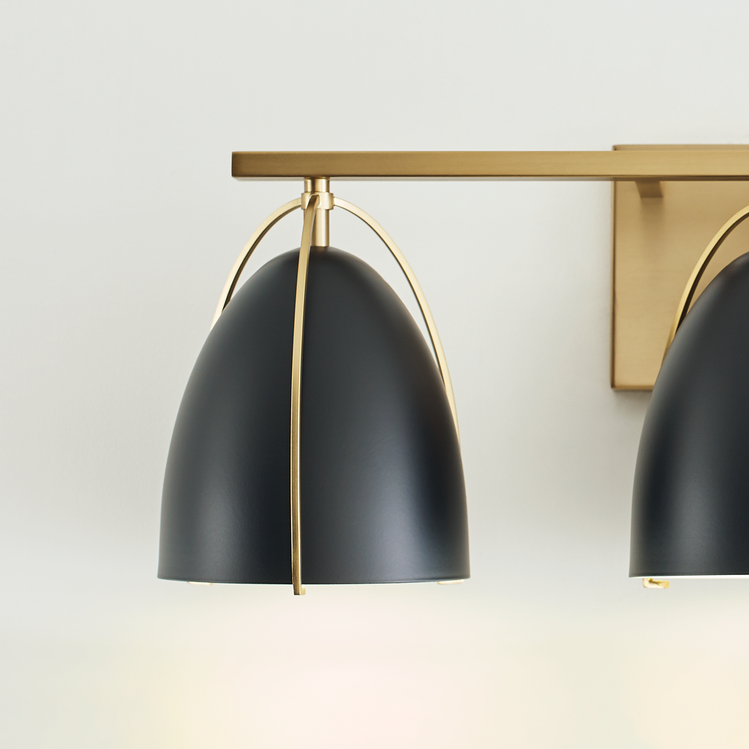 Norman Three Light Wall / Bath Sconce