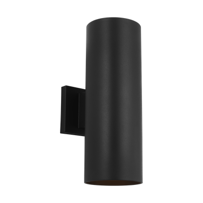 Outdoor Cylinders Medium Two Light Wall Lantern