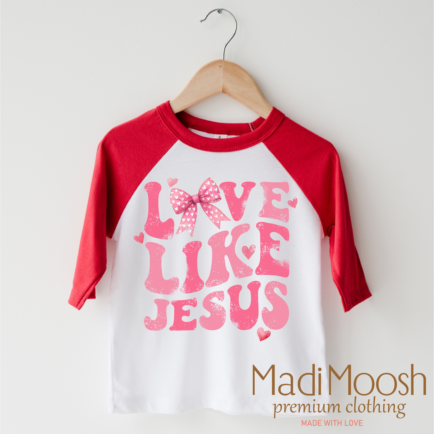Love Like Jesus Valentine's Day Shirt - Christian Valentine's Tee